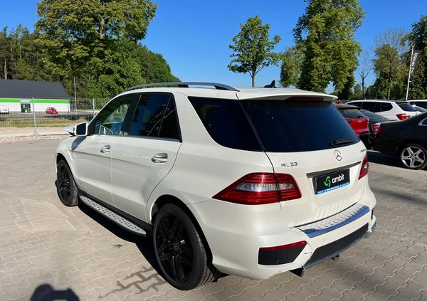 Mercedes-Benz ML cena 77900 przebieg: 138686, rok produkcji 2013 z Stawiski małe 254